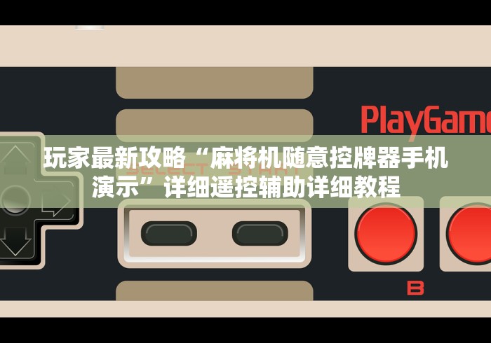 实用软件盘点：程序麻将机免安装防检测[确实真的有遥控]