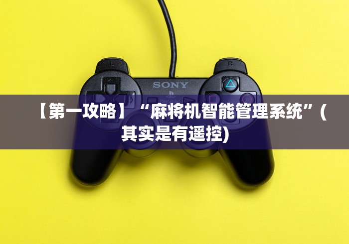 【第一攻略】“麻将机智能管理系统”(其实是有遥控)