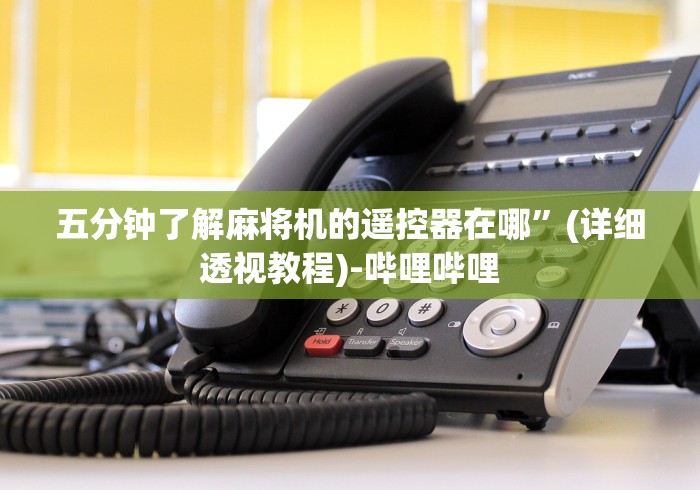 五分钟了解麻将机的遥控器在哪”(详细透视教程)-哔哩哔哩 五分钟了解麻将机的遥控器在哪”(详细透视教程)-哔哩哔哩