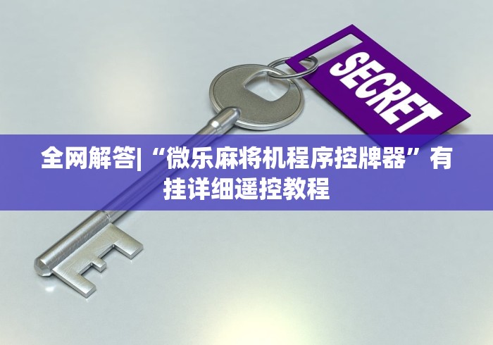 玩家实测“麻将机遥控器免安装版（控牌器免安装神器）