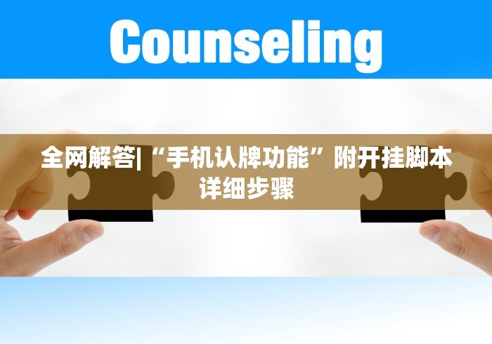全网解答|“手机认牌功能”附开挂脚本详细步骤 全网解答|“手机认牌功能”附开挂脚本详细步骤