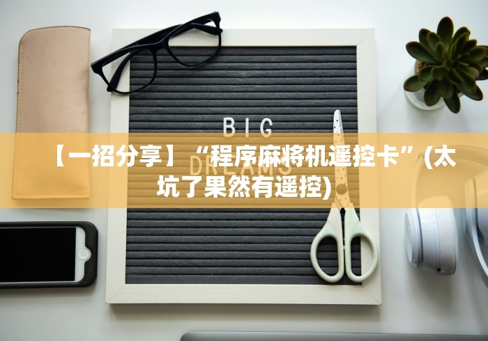 【一招分享】“程序麻将机遥控卡”(太坑了果然有遥控)