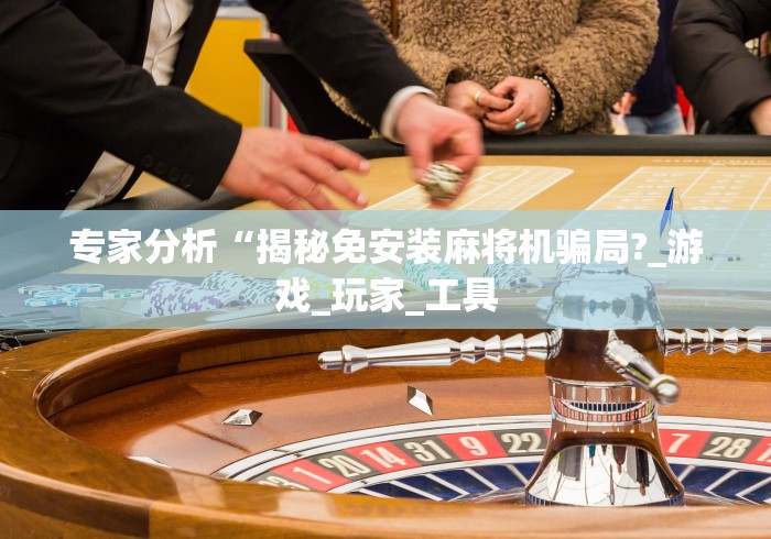 专家分析“揭秘免安装麻将机骗局?_游戏_玩家_工具