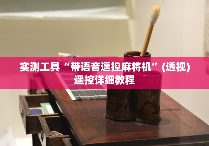 实测工具“带语音遥控麻将机”(透视)遥控详细教程