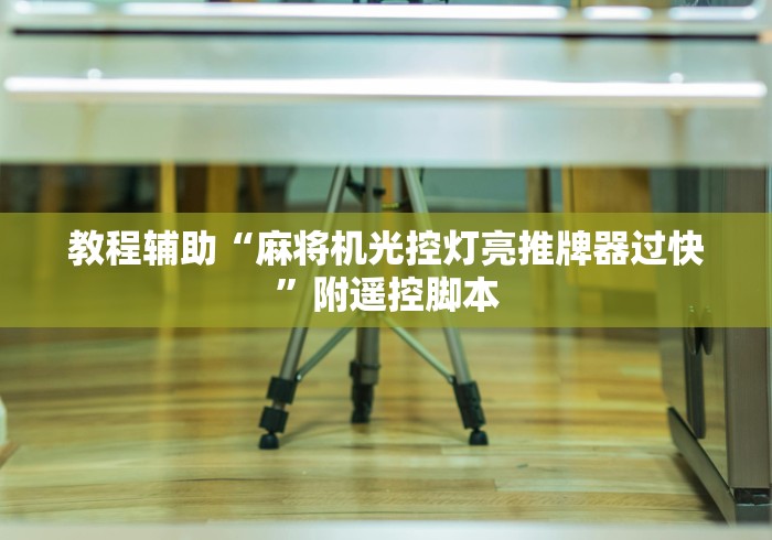 教程辅助“麻将机光控灯亮推牌器过快”附遥控脚本