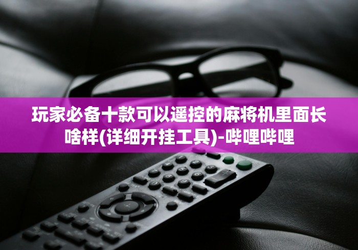 玩家必备十款可以遥控的麻将机里面长啥样(详细开挂工具)-哔哩哔哩
