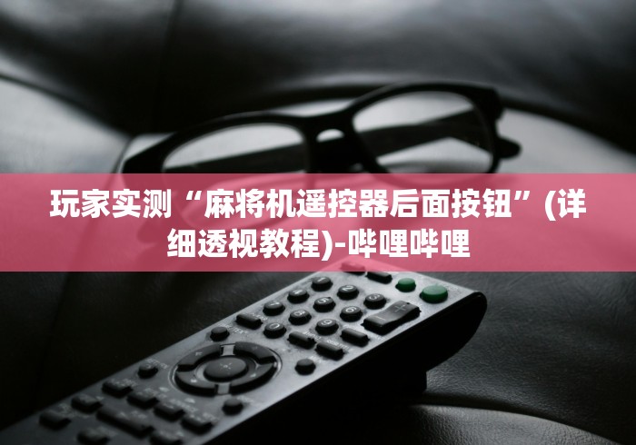 玩家实测“麻将机遥控器后面按钮”(详细透视教程)-哔哩哔哩