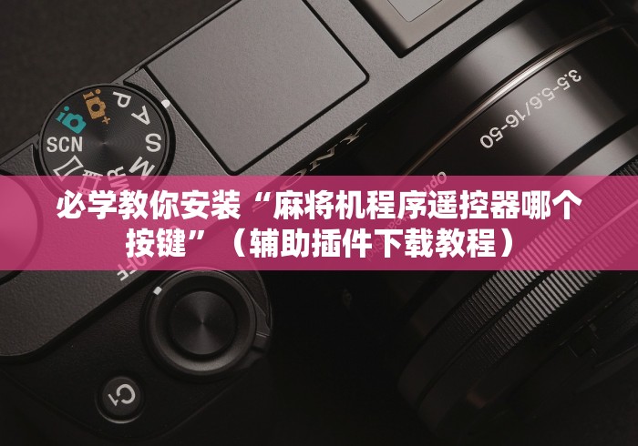 3分钟教程“麻将机专用程控器”(确实真的遥控)