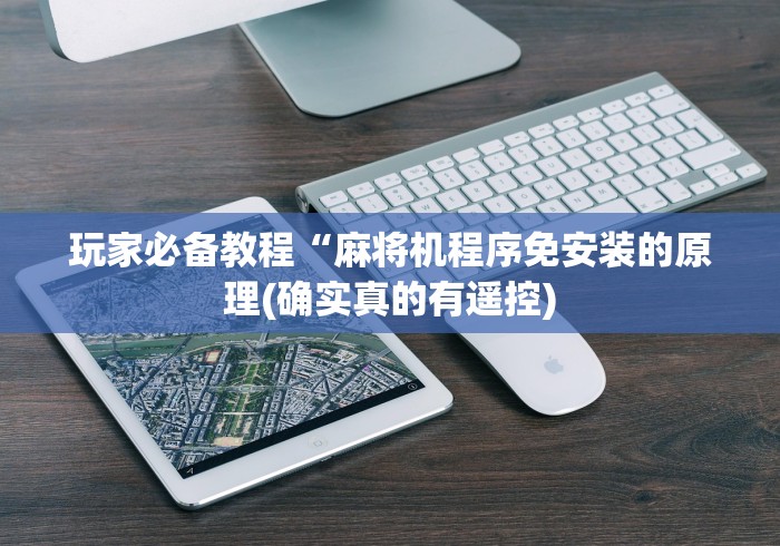 玩家必备教程“麻将机程序免安装的原理(确实真的有遥控)