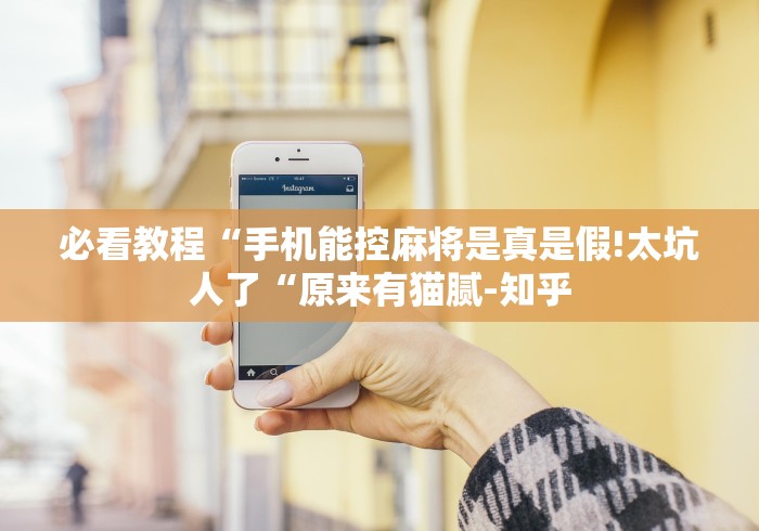 实测辅助分享“最新款麻将控牌器免安装”事实上真的有遥控