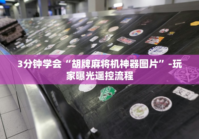 3分钟学会“胡牌麻将机神器图片”-玩家曝光遥控流程