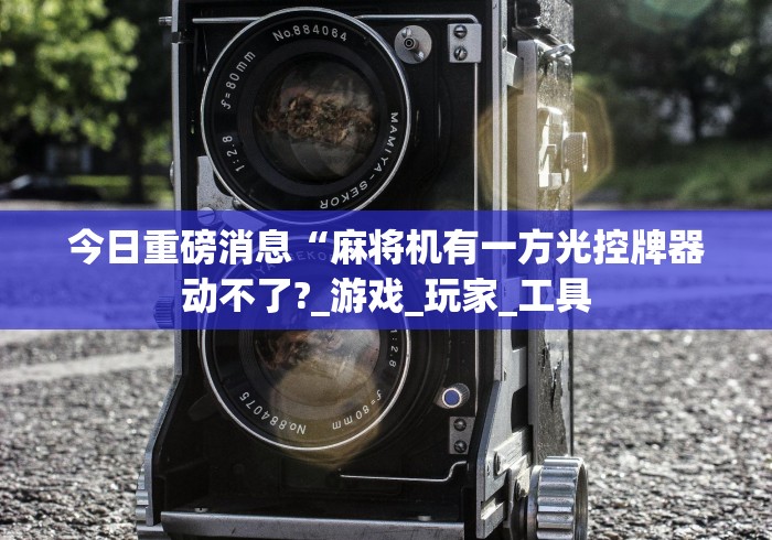 今日重磅消息“麻将机有一方光控牌器动不了?_游戏_玩家_工具