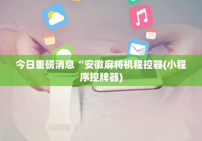 实测辅助“麻将机遥控器通用”(果然有遥控) 实测辅助“麻将机遥控器通用”(果然有遥控)