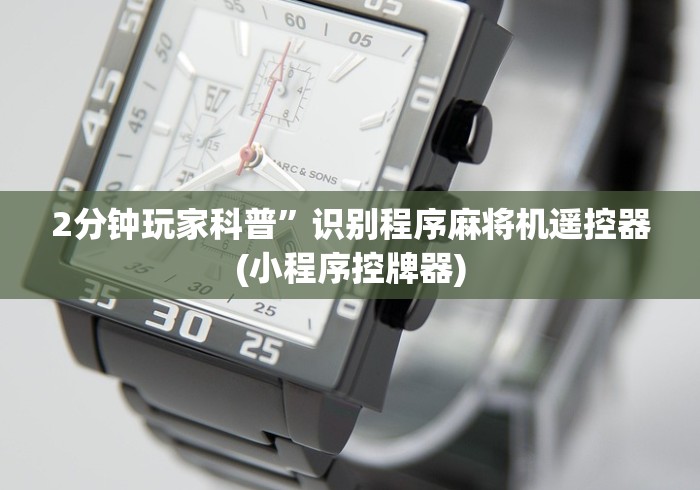 2分钟玩家科普”识别程序麻将机遥控器(小程序控牌器) 2分钟玩家科普”识别程序麻将机遥控器(小程序控牌器)