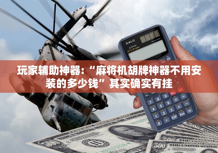 玩家辅助神器:“麻将机胡牌神器不用安装的多少钱”其实确实有挂 玩家辅助神器:“麻将机胡牌神器不用安装的多少钱”其实确实有挂