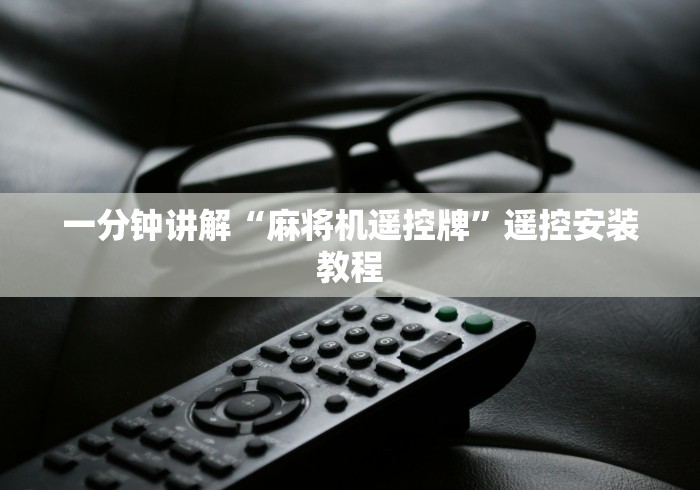 一分钟讲解“麻将机遥控牌”遥控安装教程 一分钟讲解“麻将机遥控牌”遥控安装教程