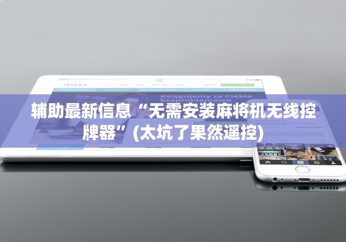 辅助最新信息“无需安装麻将机无线控牌器”(太坑了果然遥控)