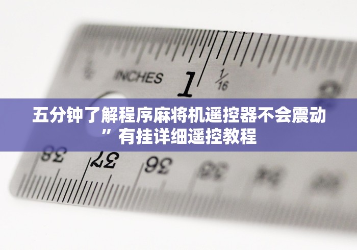 五分钟了解程序麻将机遥控器不会震动”有挂详细遥控教程 五分钟了解程序麻将机遥控器不会震动”有挂详细遥控教程