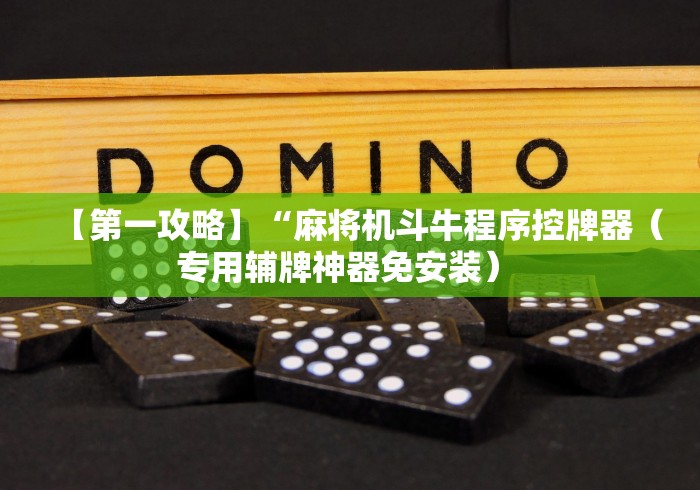 【第一攻略】“麻将机斗牛程序控牌器（专用辅牌神器免安装） 