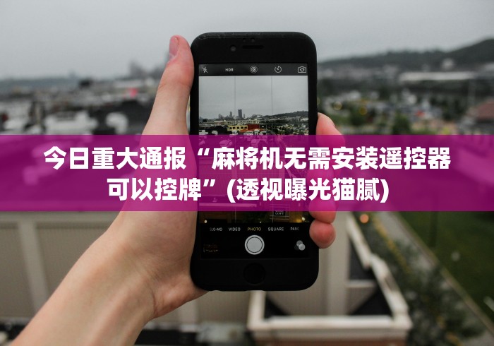 今日重大通报“麻将机无需安装遥控器可以控牌”(透视曝光猫腻)