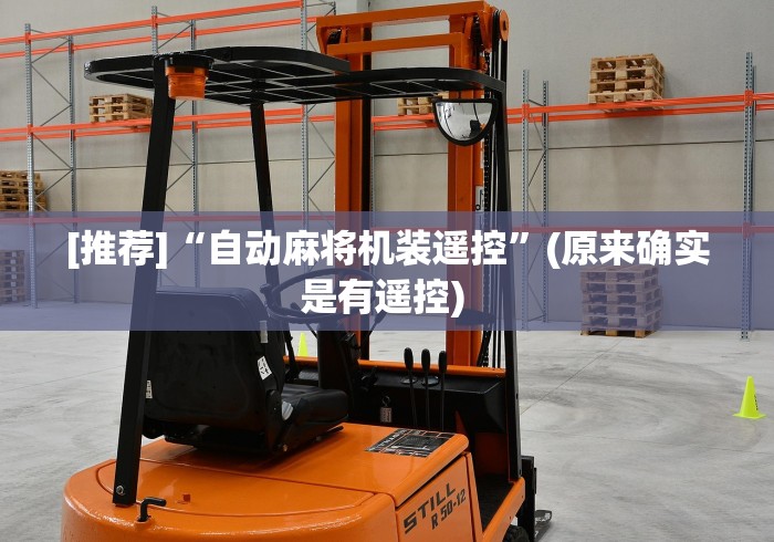 [推荐]“自动麻将机装遥控”(原来确实是有遥控) 