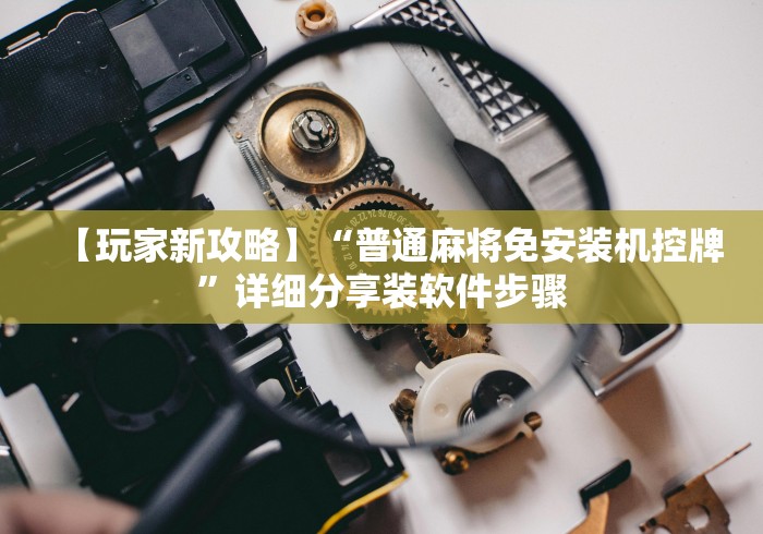 【玩家新攻略】“普通麻将免安装机控牌”详细分享装软件步骤