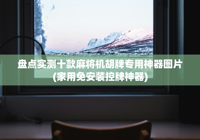 盘点实测十款麻将机胡牌专用神器图片(家用免安装控牌神器)