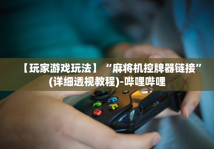 【玩家游戏玩法】“麻将机控牌器链接”(详细透视教程)-哔哩哔哩