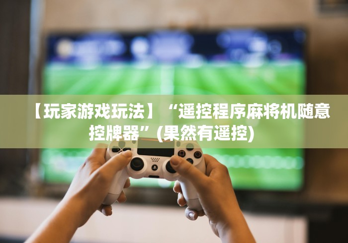 【玩家游戏玩法】“遥控程序麻将机随意控牌器”(果然有遥控) 