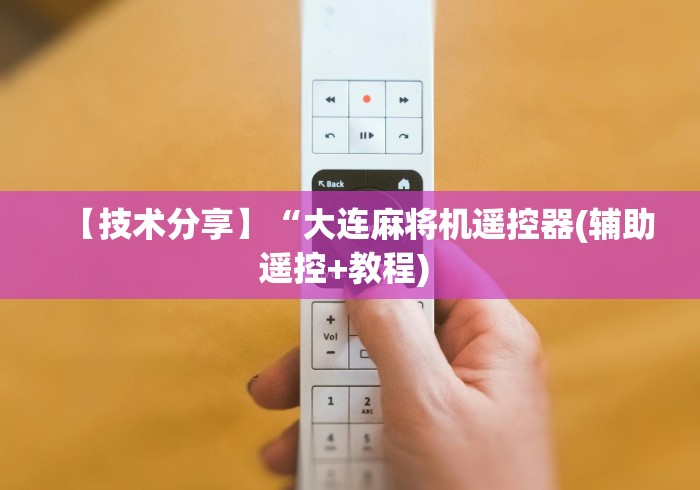 【技术分享】“大连麻将机遥控器(辅助遥控+教程) 