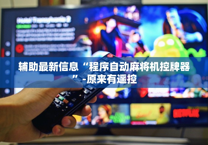 辅助最新信息“程序自动麻将机控牌器”-原来有遥控