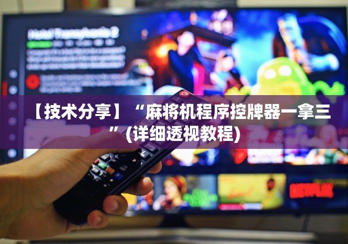 【技术分享】“麻将机程序控牌器一拿三”(详细透视教程)