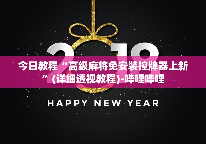 今日教程“高级麻将免安装控牌器上新”(详细透视教程)-哔哩哔哩 今日教程“高级麻将免安装控牌器上新”(详细透视教程)-哔哩哔哩