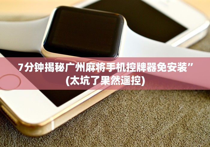 7分钟揭秘广州麻将手机控牌器免安装”(太坑了果然遥控) 7分钟揭秘广州麻将手机控牌器免安装”(太坑了果然遥控)